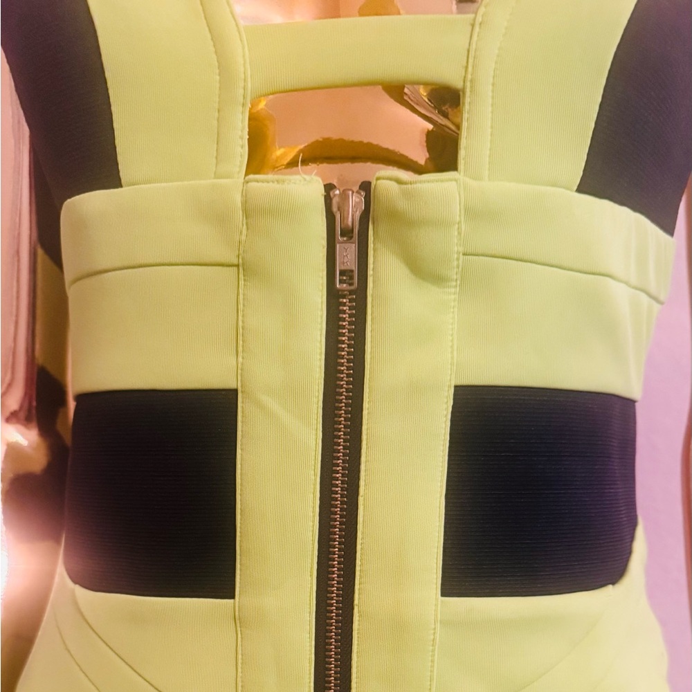 Arrogant Cat London Lime Green Form Fitting Dress, Cocktail, Club wear, Size S - Picture 10 of 16